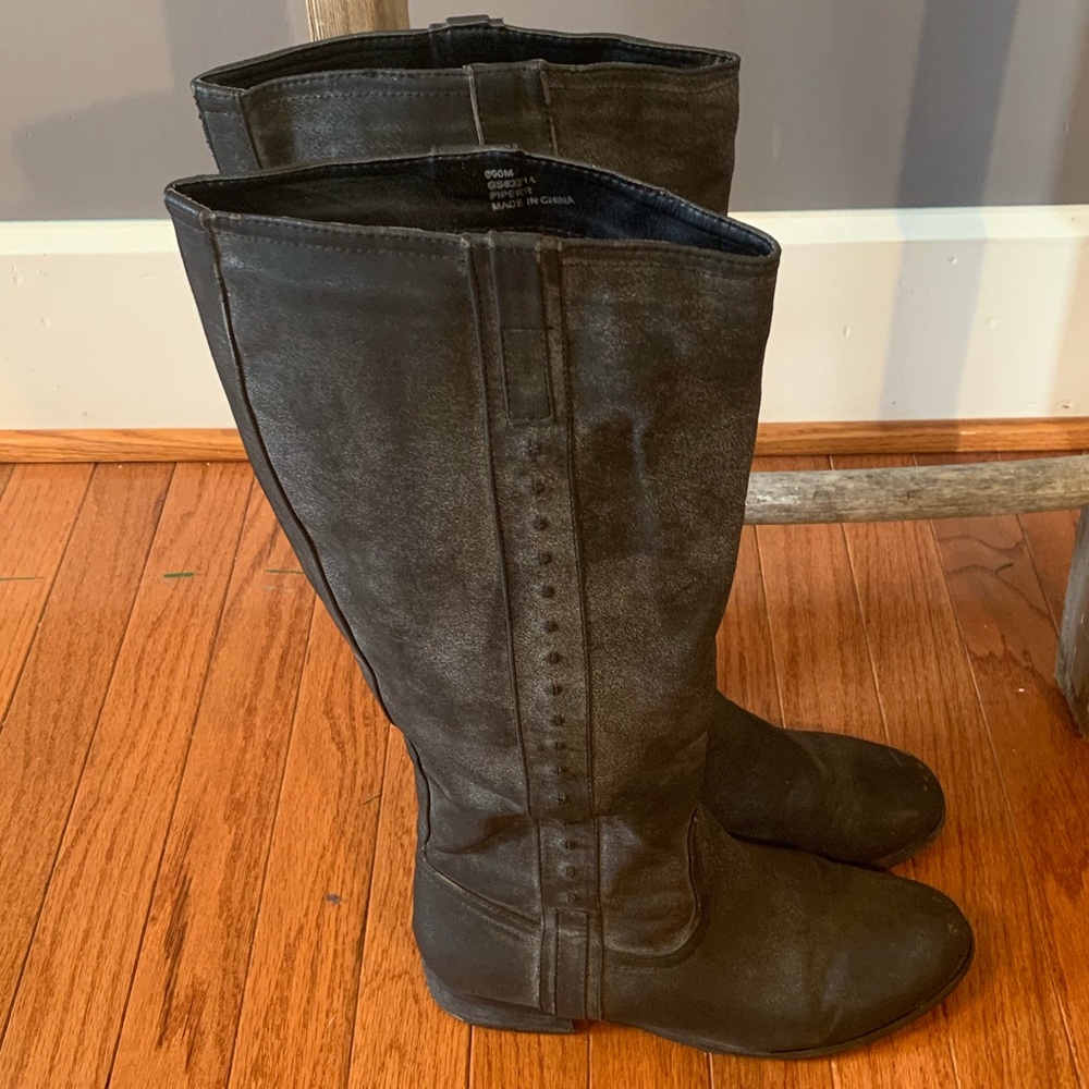 Grey Mossimo Size 9 Riding Boots